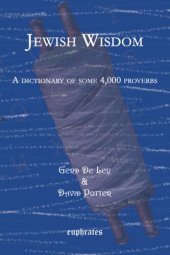 book Jewish Wisdom: A dictionary of some 4,000 proverbs