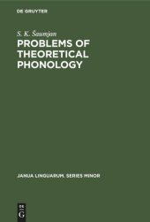 book Problems of Theoretical Phonology