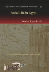 book Social Life in Egypt: A Description of the Country and its People