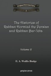 book The Histories of Rabban Hormizd and Rabban Bar-Idta