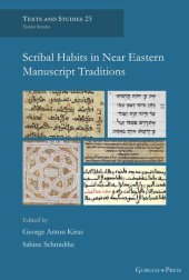 book Scribal Habits in Near Eastern Manuscript Traditions