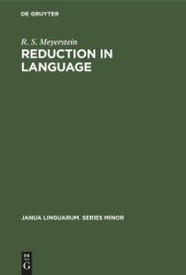 book Reduction in Language