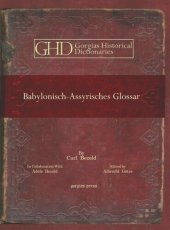 book Babylonisch-Assyrisches Glossar