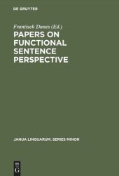 book Papers on functional sentence perspective