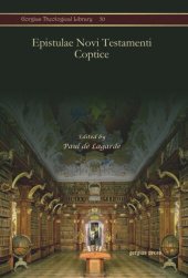 book Epistulae Novi Testamenti Coptice