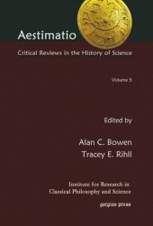 book Aestimatio: Critical Reviews in the History of Science (Volume 5)