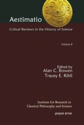 book Aestimatio: Critical Reviews in the History of Science (Volume 8)