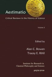 book Aestimatio: Critical Reviews in the History of Science (Volume 3)