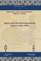 book Sports and Physical Education in Turkey in the 1930's