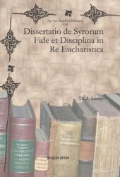 book Dissertatio de Syrorum Fide et Disciplina in Re Eucharistica