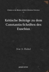 book Kritische Beiträge zu dem Constantin-Schriften des Eusebius