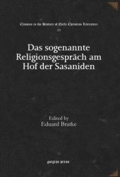 book Das sogenannte Religionsgespräch am Hof der Sasaniden