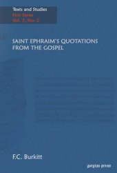 book Saint Ephraim's Quotations From The Gospel