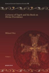 book Cyriacus of Tagrit and his Book on Divine Providence