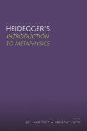 book A Companion to Heidegger's "Introduction to Metaphysics"