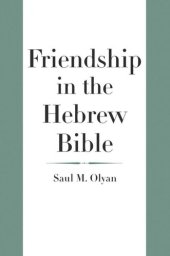 book Friendship in the Hebrew Bible