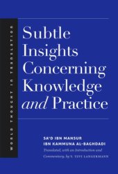 book Subtle Insights Concerning Knowledge and Practice