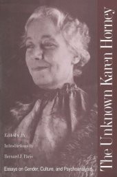 book The Unknown Karen Horney: Essays on Gender, Culture, and Psychoanalysis