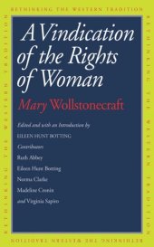 book A Vindication of the Rights of Woman