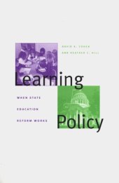 book Learning Policy: When State Education Reform Works