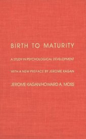 book Birth to Maturity: A Study in Psychological Development