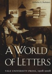 book A World of Letters: Yale University Press, 1908-2008