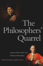 book The Philosophers' Quarrel: Rousseau, Hume, and the Limits of Human Understanding