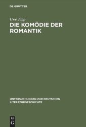 book Die Komödie der Romantik: Typologie und Überblick