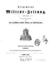 book Allgemeine Militär-Zeitung