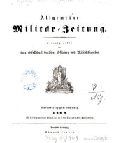 book Allgemeine Militär-Zeitung