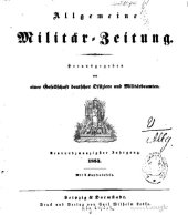 book Allgemeine Militär-Zeitung