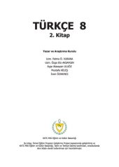 book Türkçe 8. 2. Kitap