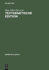 book Textgenetische Edition