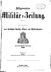 book Allgemeine Militär-Zeitung