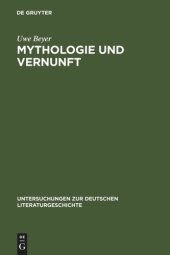 book Mythologie und Vernunft: Vier philosophische Studien zu Friedrich Hölderlin