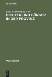 book Dichter und Bürger in der Provinz: Johann Peter Uz und die Aufklärung in Ansbach