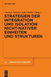 book Strategien der Integration und Isolation nicht-nativer Einheiten und Strukturen