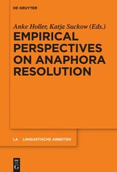 book Empirical Perspectives on Anaphora Resolution