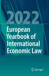 book European Yearbook of International Economic Law 2022