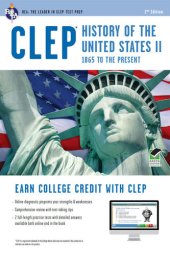 book CLEP History of the United States II w/ Online Practice Exams