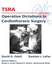 book TSRA Operative Dictations in Cardiothoracic Surgery