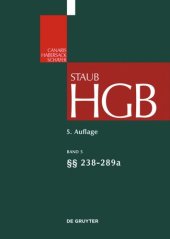 book Handelsgesetzbuch: Band 5 §§ 238-289a