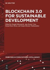 book Blockchain 3.0 for Sustainable Development