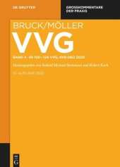 book VVG. Band 4 §§ 100-124 VVG: AVB D&O 2020