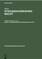 book Straßenverkehrsrecht: Band 3