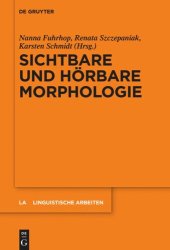 book Sichtbare und hörbare Morphologie