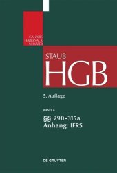 book Handelsgesetzbuch: Band 6 §§ 290-315a; Anhang IFRS