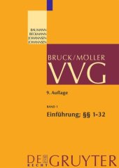 book VVG: Band 1 Einführung; §§ 1-32 VVG