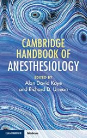 book Cambridge Handbook of Anesthesiology