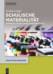 book Schulische Materialität: Empirische Studien zur Bildungswirtschaft